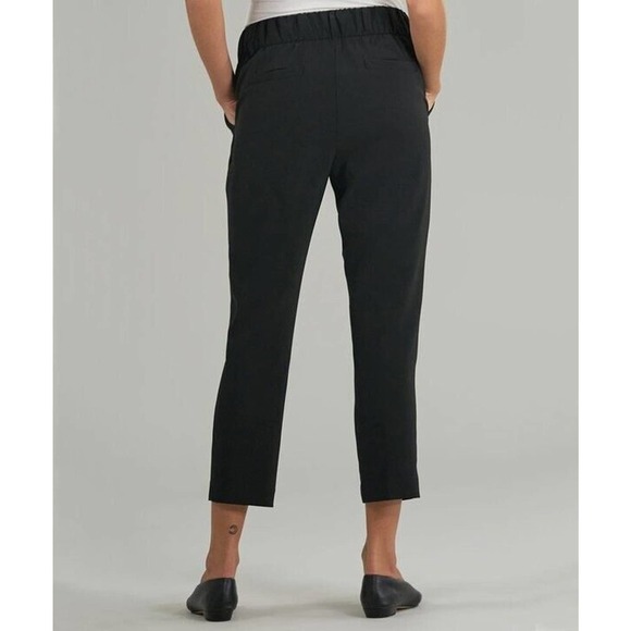 ATM Anthony Thomas Melillo Womens XS Pants Micro Twill Pull On Solid Black $295 - Picture 4 of 9